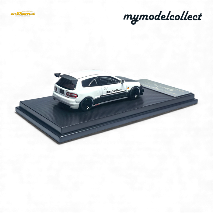 MC Civic EG6 Fujiwara Tofu Shop White Carbon 1:64 - for just $36.99! 