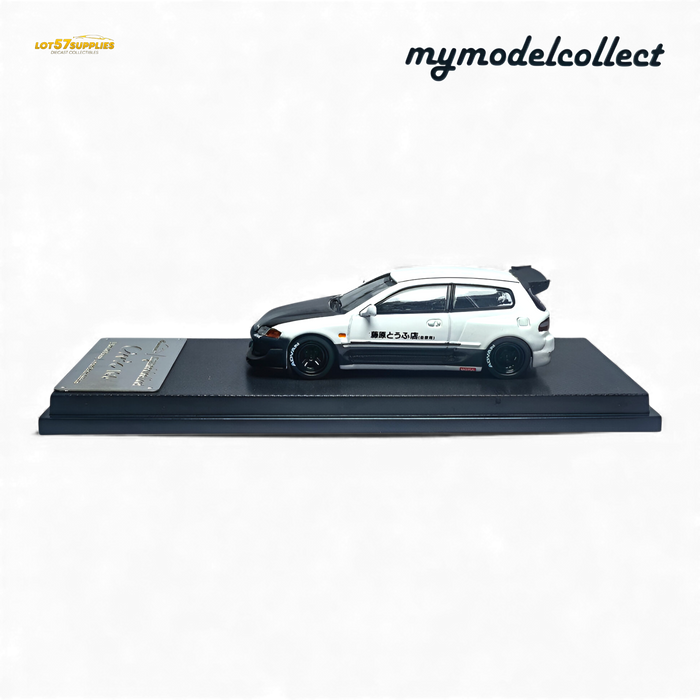 MC Civic EG6 Fujiwara Tofu Shop White Carbon 1:64 - for just $36.99! 