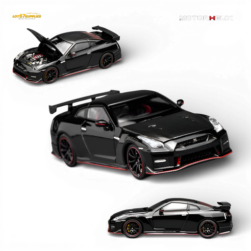 (Pre-Order) Motorhelix Nissan GT-R NISMO R35 2022 - Meteor Black 1:64 - for just $39.99! 