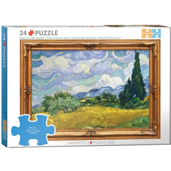 Wheat Field with Cypresses 24 Connecting Pieces Jigsaw Puzzle Eurographics - for just $19.99! 