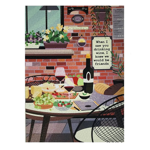When I saw you drinking wine... 1000 Piece Soft Touch Jigsaw Puzzle Ellembee - for just $24.99! 