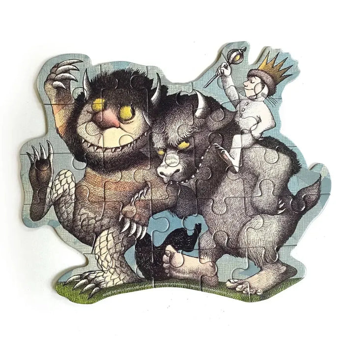 Where the Wild Things Are 23 Piece Mini Shaped Jigsaw Puzzle Paper House - for just $7.99! 
