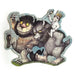 Where the Wild Things Are 23 Piece Mini Shaped Jigsaw Puzzle Paper House - for just $7.99! 