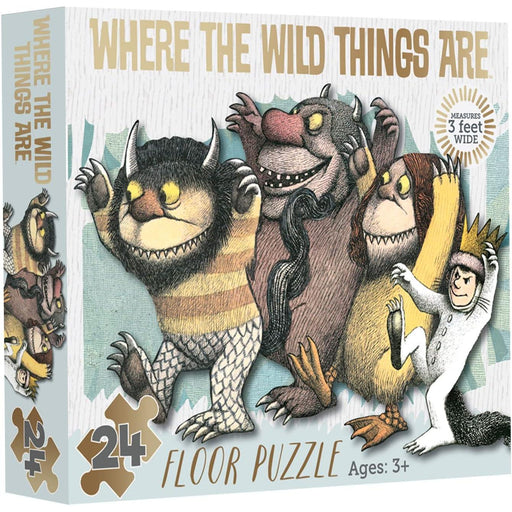 Where the Wild Things Are 24 Piece Giant Floor Jigsaw Puzzle Paper House - for just $24.99! 