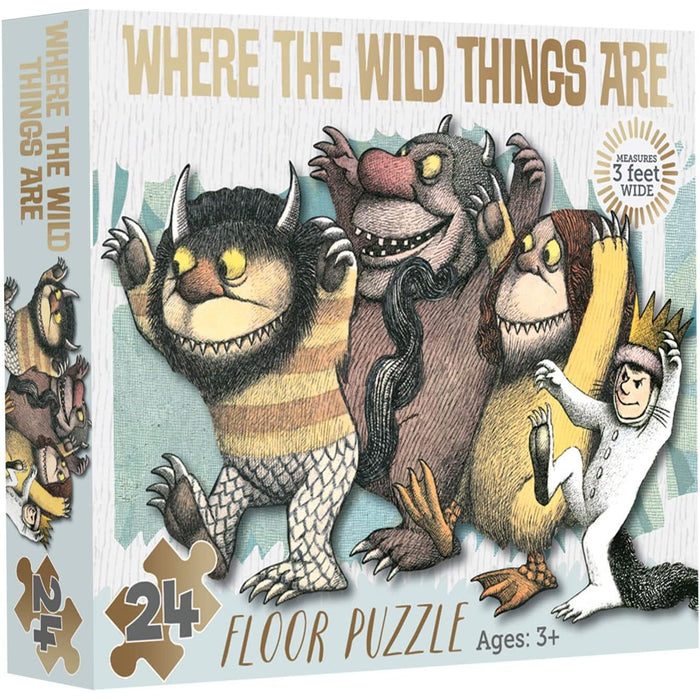 Where the Wild Things Are 24 Piece Giant Floor Jigsaw Puzzle Paper House - for just $24.99! 