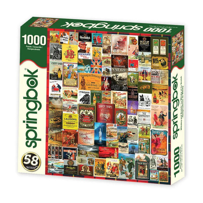 Whiskey & Scotch 1000 Piece Jigsaw Puzzle Springbok - for just $19.99! 