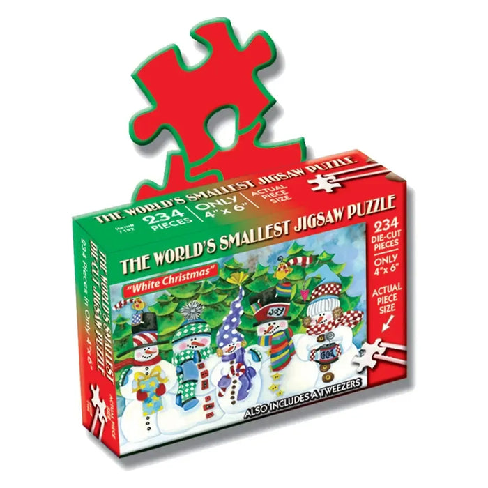 White Christmas 234 Piece "World's Smallest" Jigsaw Puzzle TDC - for just $9.99! 