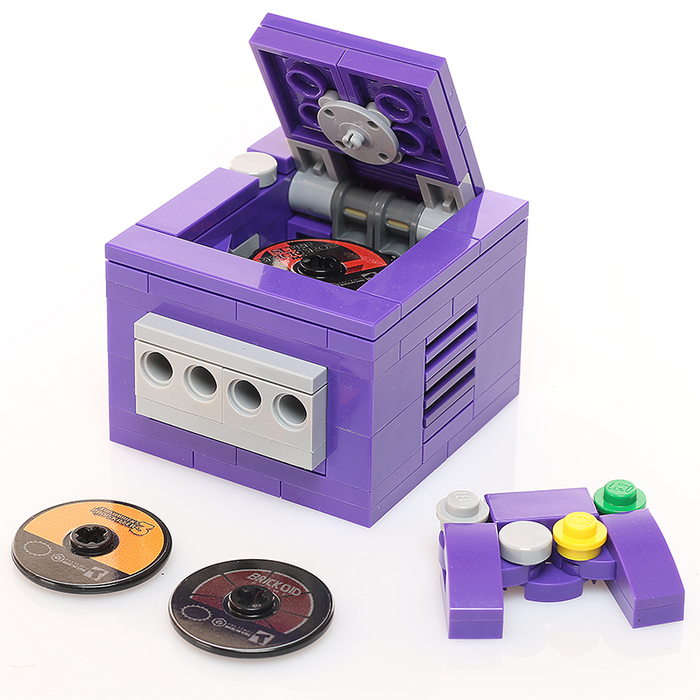 Custom Pretendo BrickCube 2001 Video Game Console made using LEGO parts - Just $42.99! Shop now at Retro Gaming of Denver