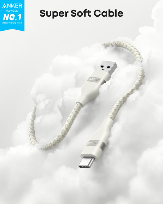 Anker USB-A to USB-C Cable (3 ft/6 ft, Upcycled-Braided) - for just $14.99! 