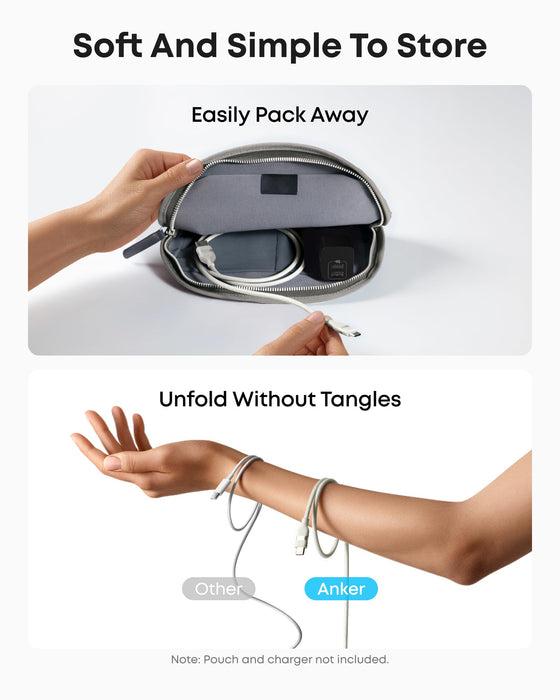 Anker USB-A to USB-C Cable (3 ft/6 ft, Upcycled-Braided) - for just $14.99! 