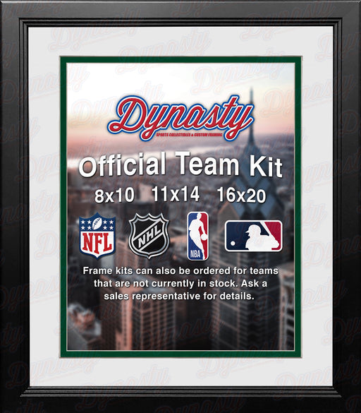 MLB Baseball Photo Picture Frame Kit - Oakland Athletics (White Matting, Green Trim) - for just $29.99! 