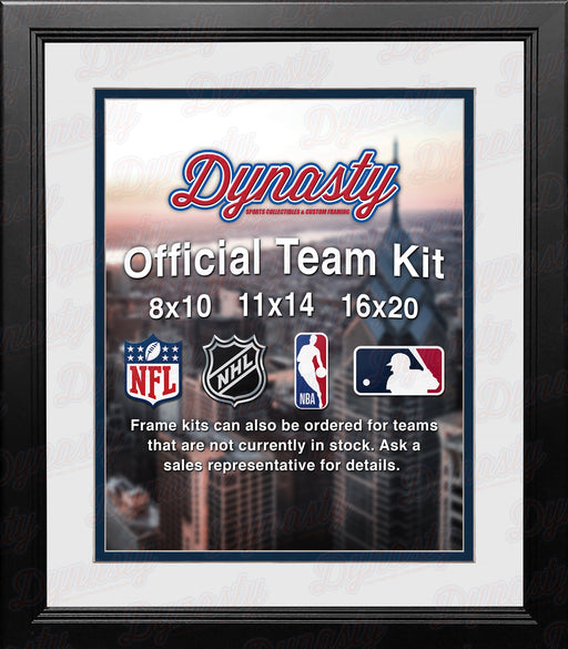 MLB Baseball Photo Picture Frame Kit - San Diego Padres (White Matting, Navy Trim) - for just $29.99! 