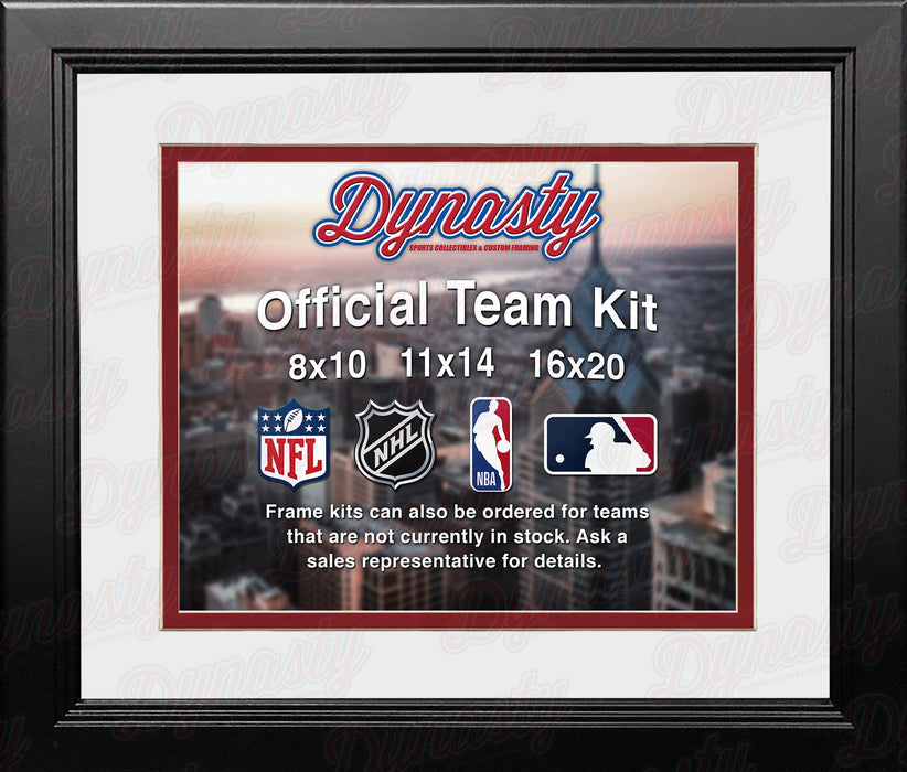 NBA Basketball Photo Picture Frame Kit - Atlanta Hawks (White Matting, Red Trim) - for just $29.99! 