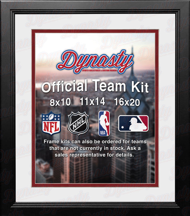 NBA Basketball Photo Picture Frame Kit - Atlanta Hawks (White Matting, Red Trim) - for just $29.99! 