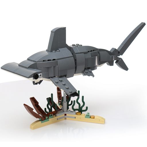 Hammerhead Shark Building Set made with LEGO parts - B3 Customs - Just $99.99! Shop now at Retro Gaming of Denver