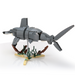 Hammerhead Shark Building Set made with LEGO parts - B3 Customs - Just $99.99! Shop now at Retro Gaming of Denver