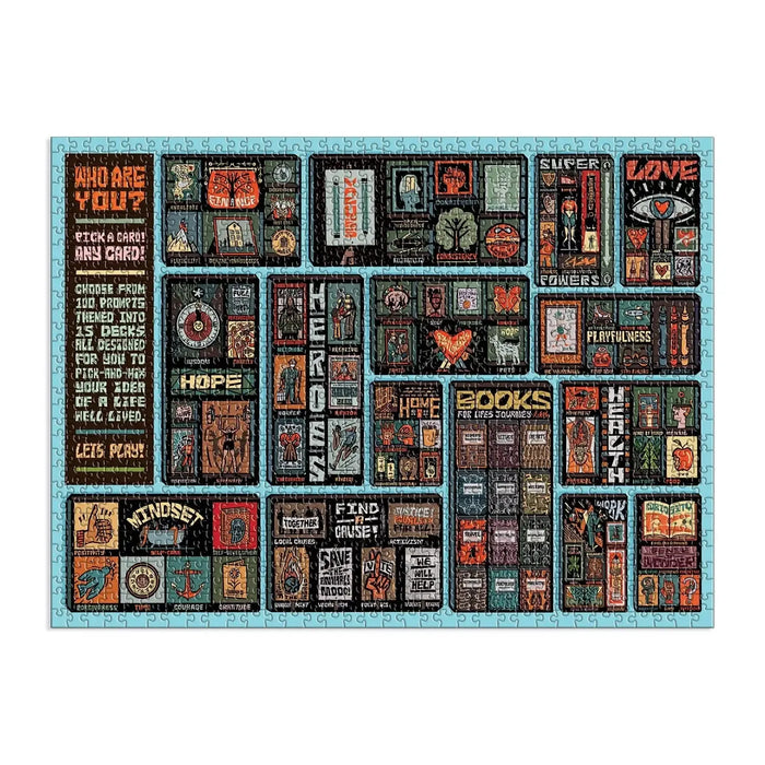 Who Are You? 1000 Piece Jigsaw Puzzle Galison - for just $19.99! 