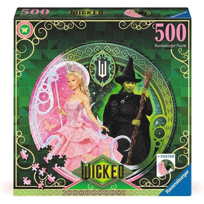Wicked 500 Piece Round Jigsaw Puzzle Ravensburger - for just $19.99! 