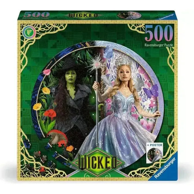Wicked True Friendship 500 Piece Round Jigsaw Puzzle Ravensburger - for just $19.99! 
