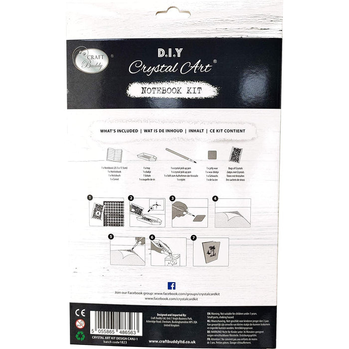 Wild Horses Crystal Art Notebook Kit Craft Buddy - for just $15.99! 