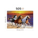 Wild Horses on the Beach 505 Piece Wood Jigsaw Puzzle Wooden City - for just $27.99! 