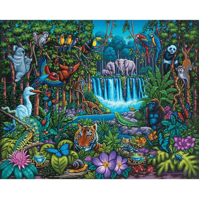 Wild Jungle 300 Piece Jigsaw Puzzle Dowdle - for just $14.99! 