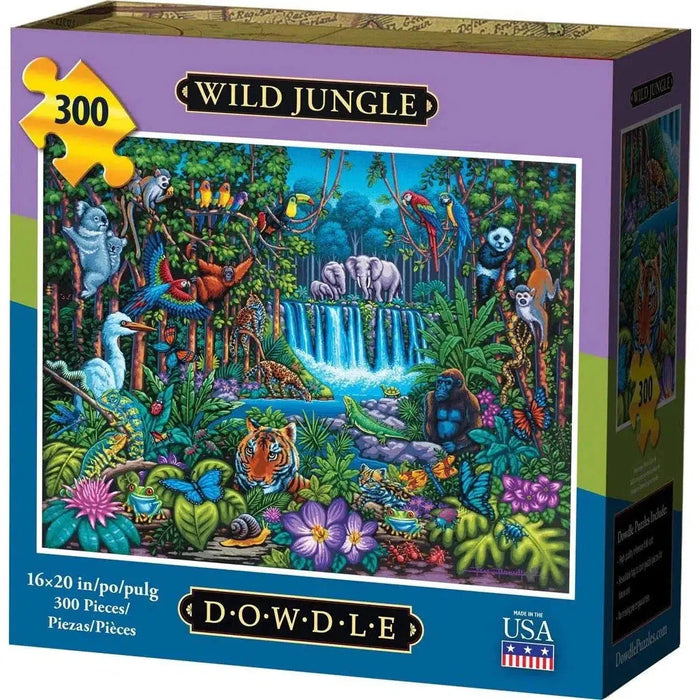 Wild Jungle 300 Piece Jigsaw Puzzle Dowdle - for just $14.99! 