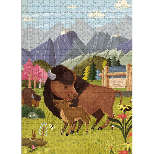 Wild & Wooly 500 Piece Jigsaw Puzzle Gibbs Smith - for just $17.99! 