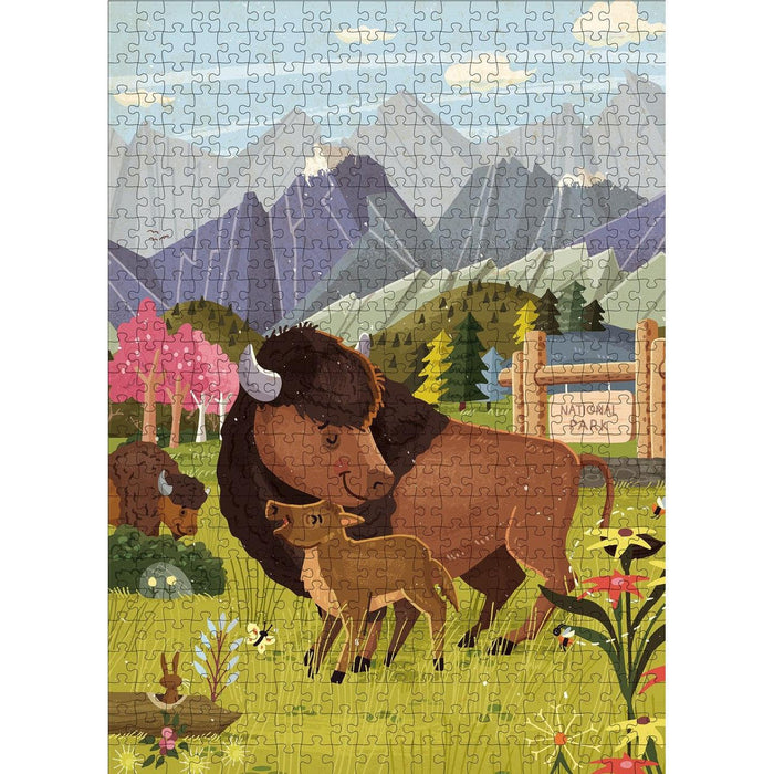 Wild & Wooly 500 Piece Jigsaw Puzzle Gibbs Smith - for just $17.99! 