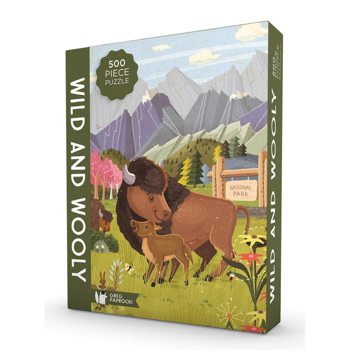 Wild & Wooly 500 Piece Jigsaw Puzzle Gibbs Smith - for just $17.99! 