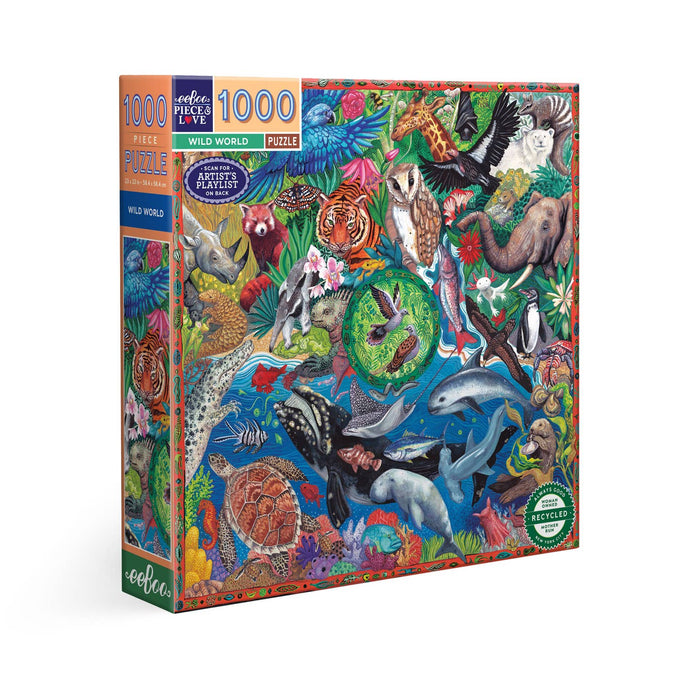 Wild World 1000 Piece Jigsaw Puzzle eeBoo - for just $26.99! 