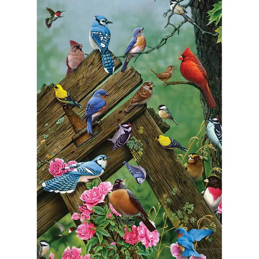 Wildbird Gathering 35 Piece Tray Jigsaw Puzzle Cobble Hill - for just $9.99! 