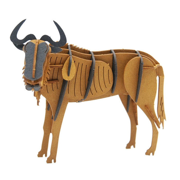 Wildebeest 3D Cardboard Model Kit Fridolin - for just $7.99! 
