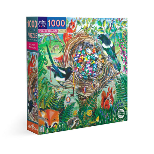 Wildlife Treasure 1000 Piece Jigsaw Puzzle eeBoo - for just $26.99! 