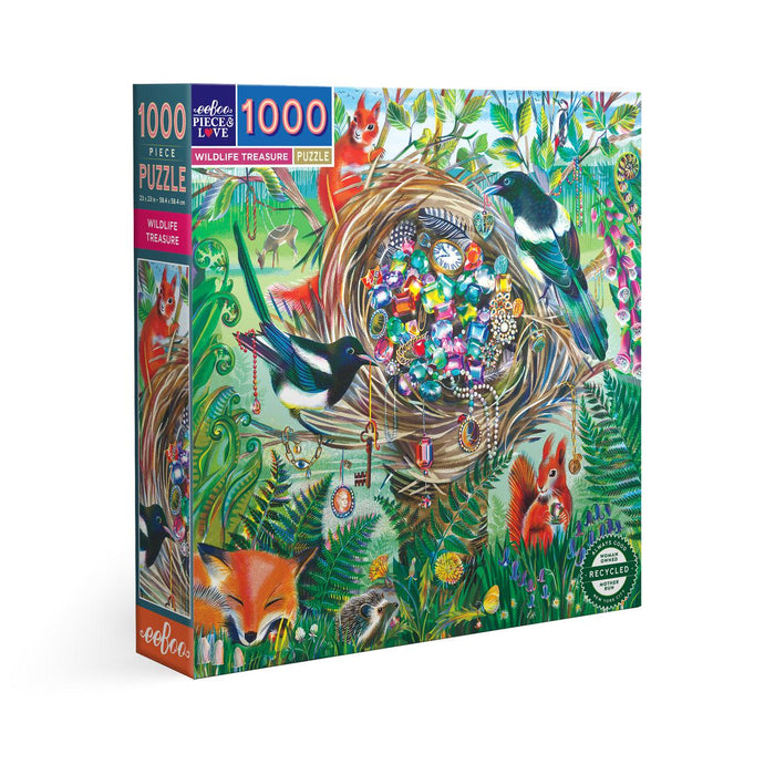 Wildlife Treasure 1000 Piece Jigsaw Puzzle eeBoo - for just $26.99! 