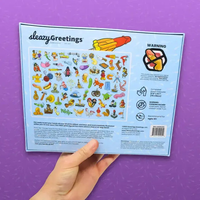 Willy Great Puzzle 1000 Piece Jigsaw Puzzle Sleazy Greetings - for just $25.99! 