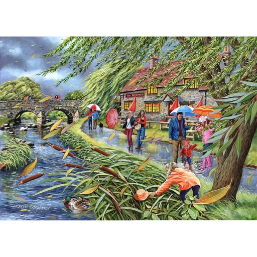 Wind at the Willows 1000 Piece Jigsaw Puzzle HOP - for just $24.99! 