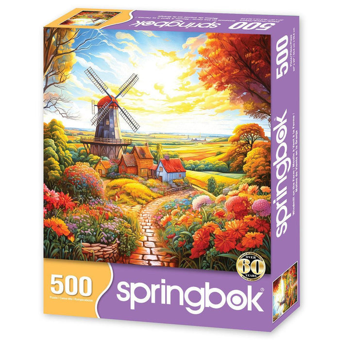 Windmill on the Farm 500 Piece Jigsaw Puzzle Springbok - for just $17.99! 