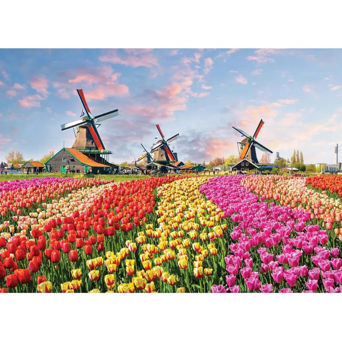 Windmills & Tulips 1000 Piece Jigsaw Puzzle Peter Pauper - for just $19.99! 