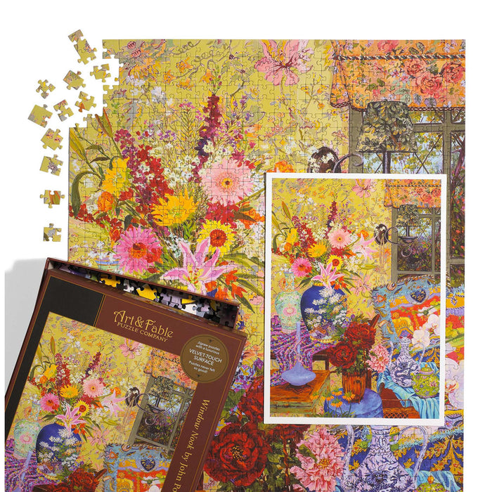 Window Nook 1000 Piece Premium Jigsaw Puzzle Art & Fable - for just $34.99! 