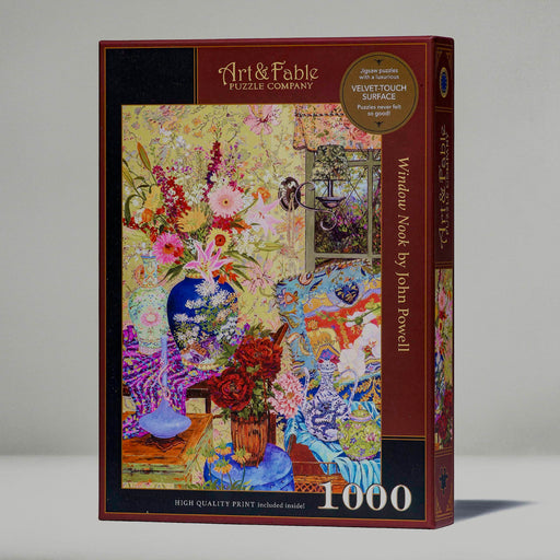 Window Nook 1000 Piece Premium Jigsaw Puzzle Art & Fable - for just $34.99! 