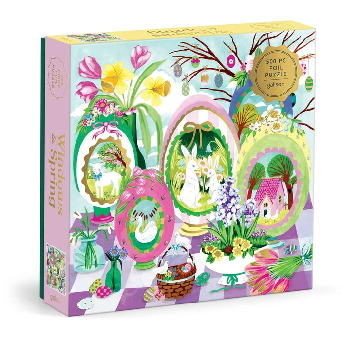 Windows to Spring 500 Piece Jigsaw Puzzle Galison - for just $17.99! 
