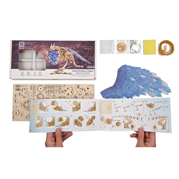 Windstorm Dragon 3D Wood Model Kit UGEARS - for just $56.99! 