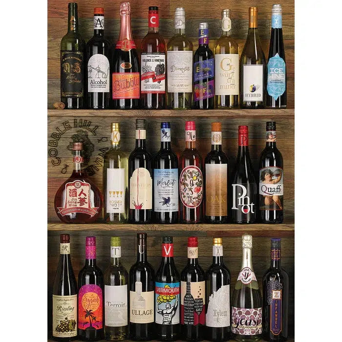 Wine Alphabet 1000 Piece Jigsaw Puzzle Cobble Hill - for just $19.99! 