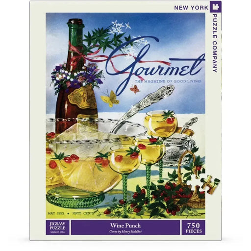 Wine Punch Gourmet Magazine 750 Piece Jigsaw Puzzle NYPC - for just $27.99! 
