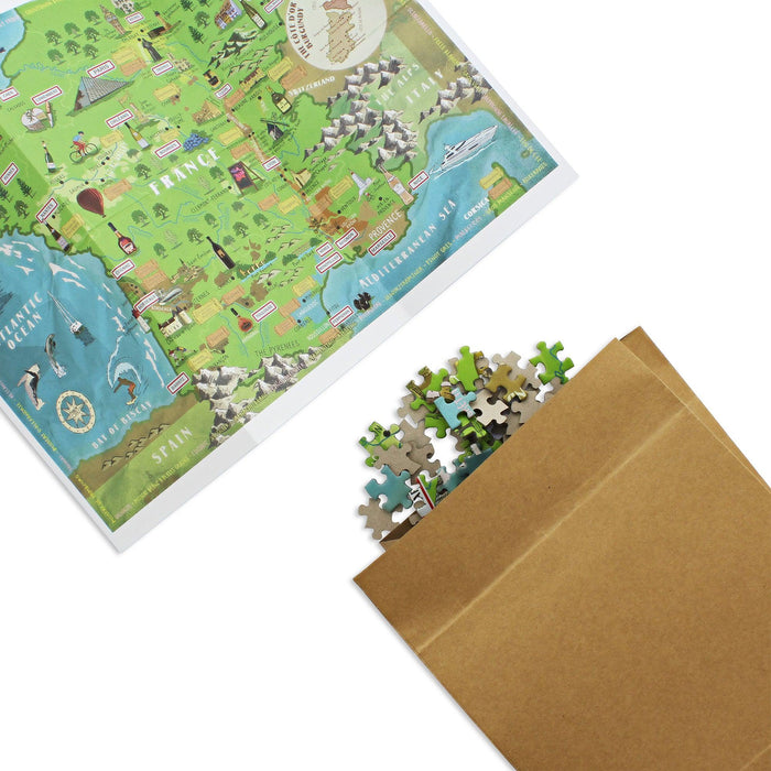 Wines Of France 1000 Piece Jigsaw Puzzle Ginger Fox - for just $19.99! 