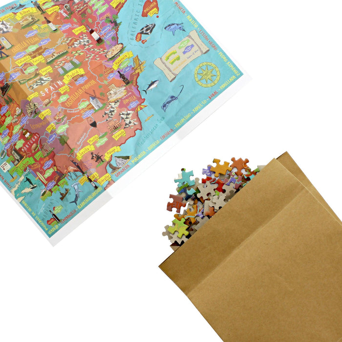 Wines Of Spain & Portugal 1000 Piece Jigsaw Puzzle Ginger Fox - for just $19.99! 