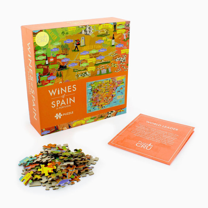 Wines Of Spain & Portugal 1000 Piece Jigsaw Puzzle Ginger Fox - for just $19.99! 