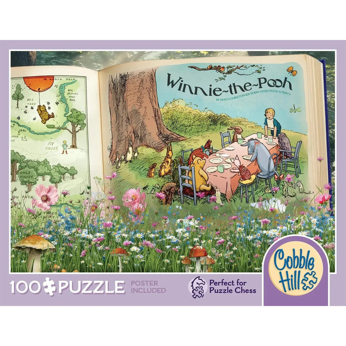 Winnie-The-Pooh Once Upon a Time 100 Large Piece Jigsaw Puzzle Cobble Hill - for just $14.99! 