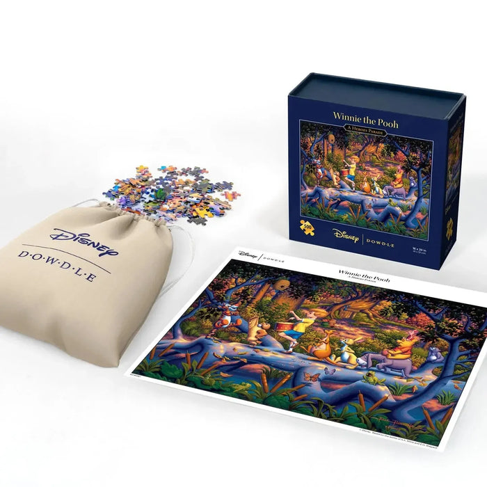 Winnie the Pooh A Heroes Parade 500 Piece Jigsaw Puzzle Disney x Dowdle - for just $24.99! 
